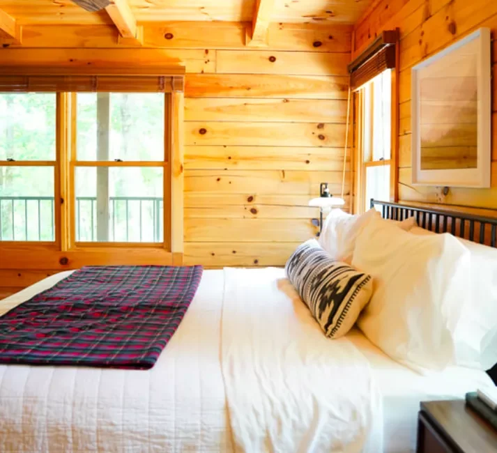 15 Fresh Modern Cabin Interior Design Ideas That Transform Your Space 8 Add Cozy Linens