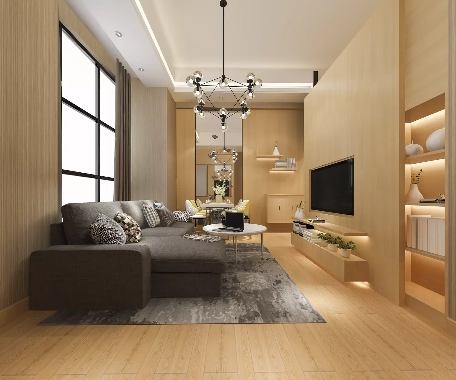14 Brilliant Living Room Lighting Ideas That Set the Perfect Mood 7 Add Custom LED Lighting