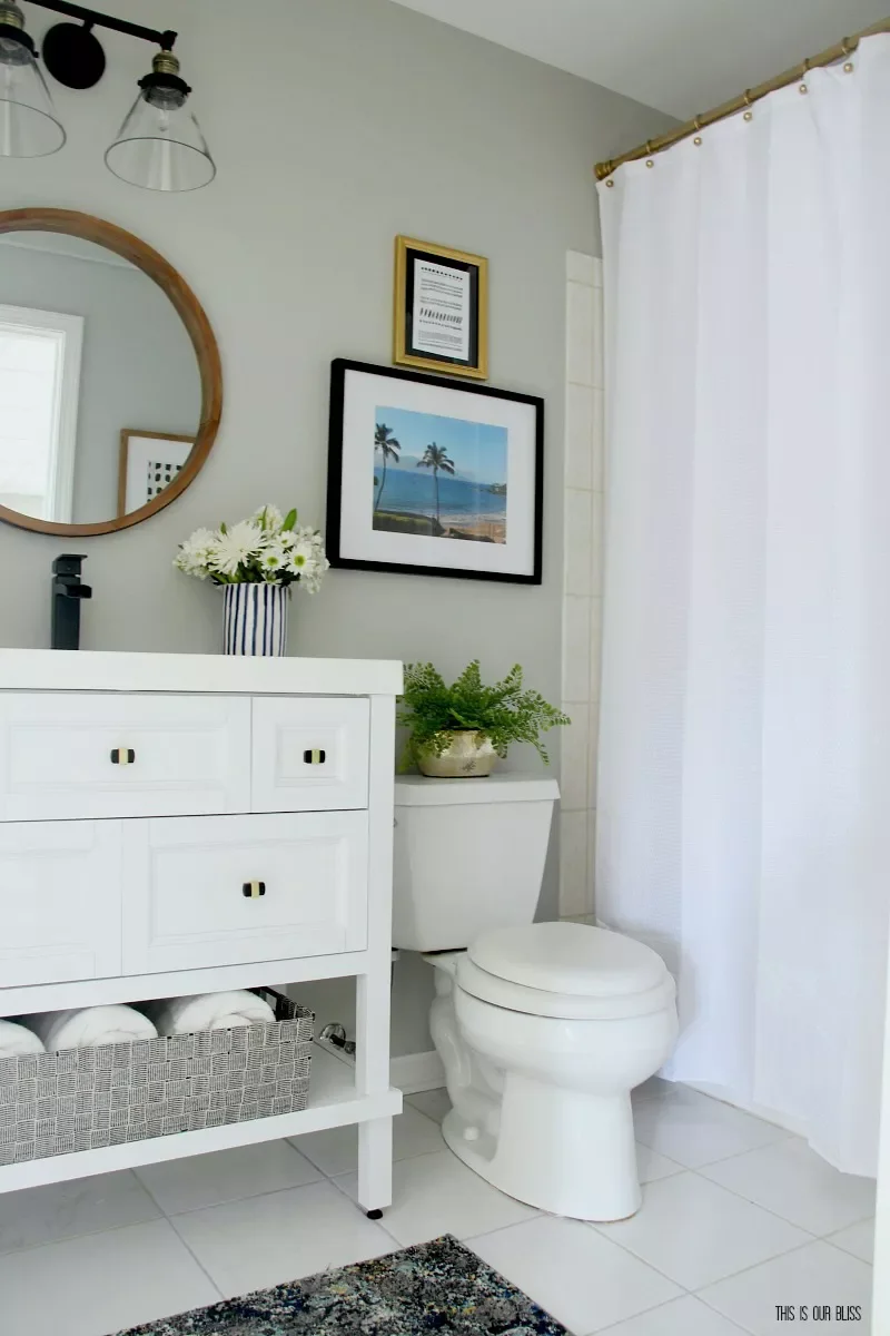 27 Creative Basement Bathroom Ideas That'll Transform Your Lower Level 5 Add DIY Decor Touches