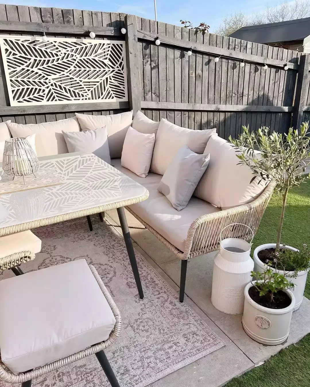 Add Decor to Your Fenced In Area