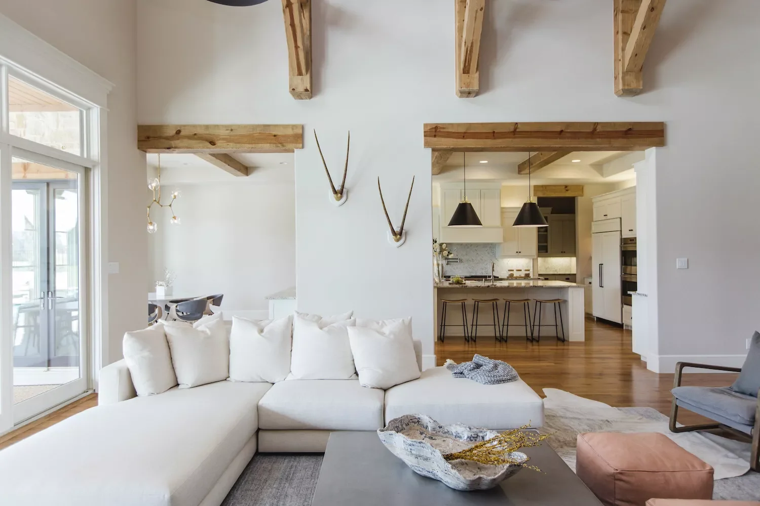 45 Modern Rustic Living Room Ideas That Will Transform Your Space 4 Add Decorative Wood Details