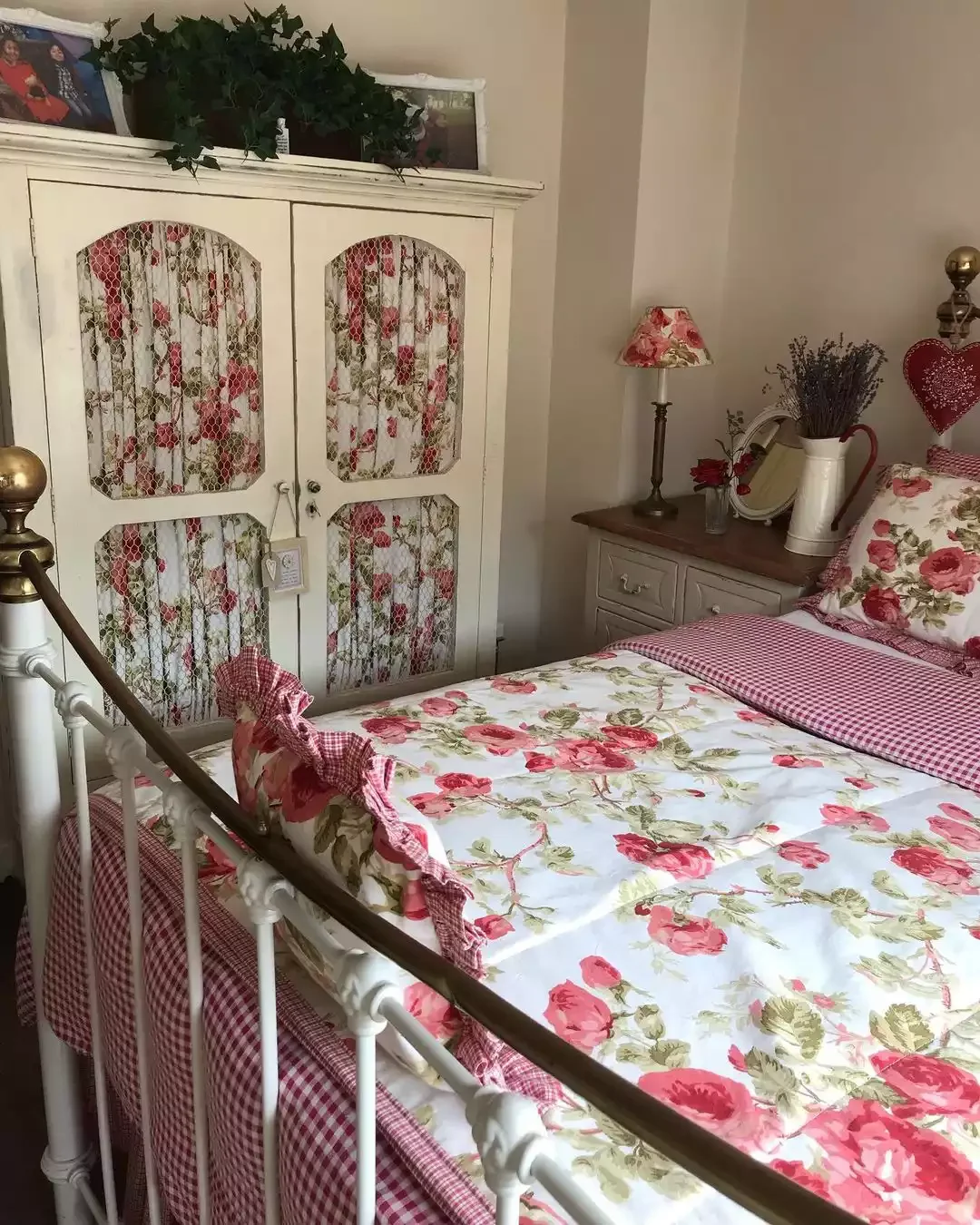 34 Dreamy Cottagecore Bedroom Ideas That Will Make You Want to Redecorate Tonight 30 Add Fabric to the Armoire