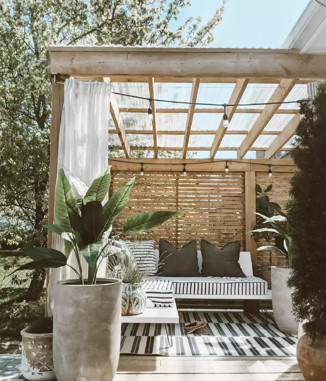 40 Budget-Friendly DIY Backyard Projects to Create Your Dream Outdoor Space Add Faux Plants