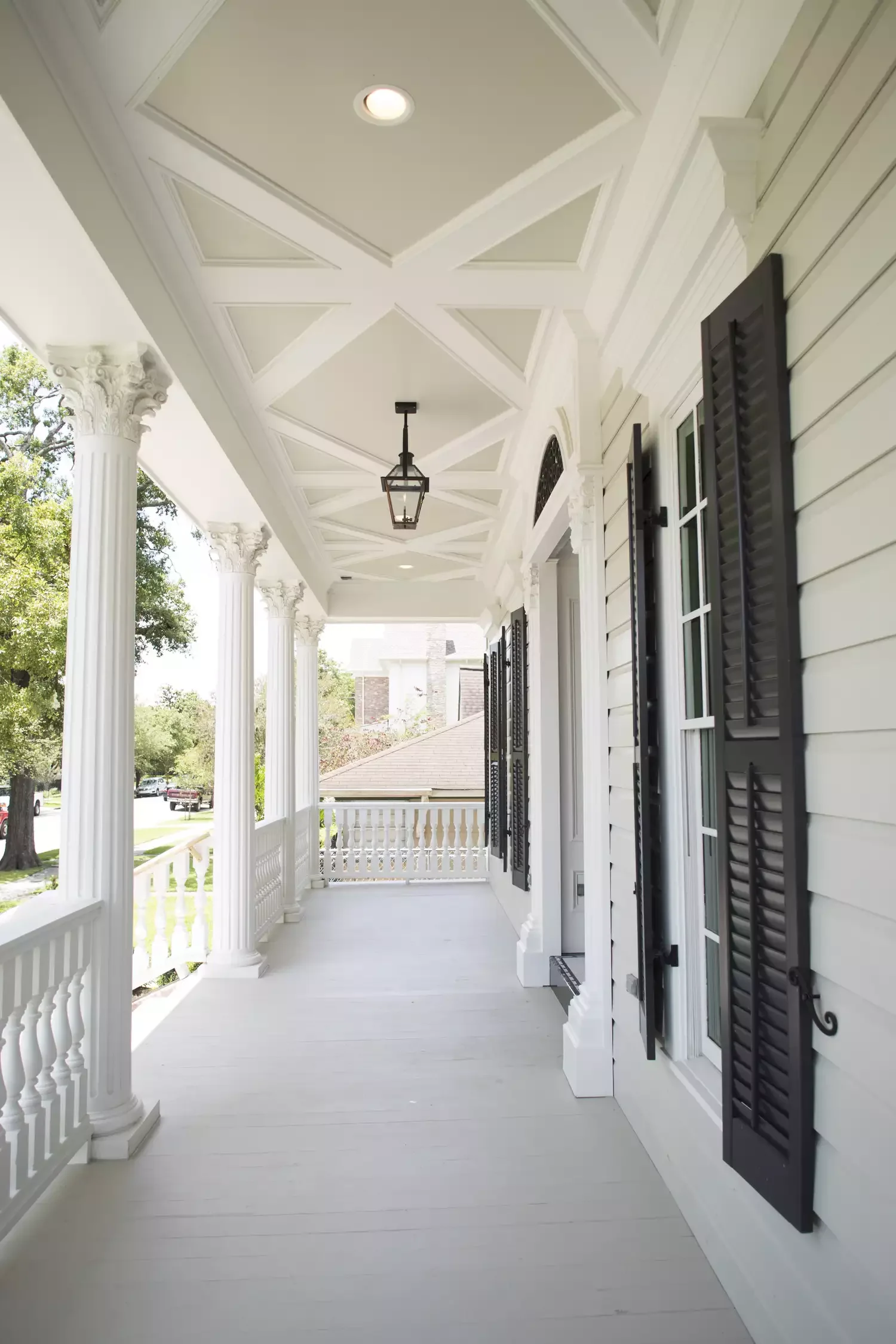 25 Budget-Friendly Porch Ceiling Ideas That'll Transform Your Outdoor Space 13 Add Flair With Molding