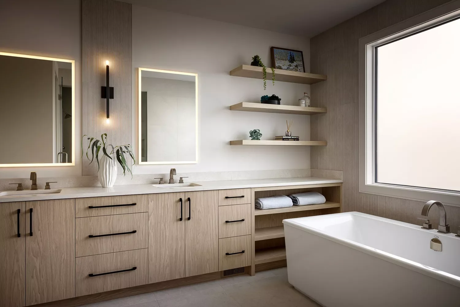 30 Bathroom Wall Decor Ideas That Refresh Your Space This Year Add Floating Shelves