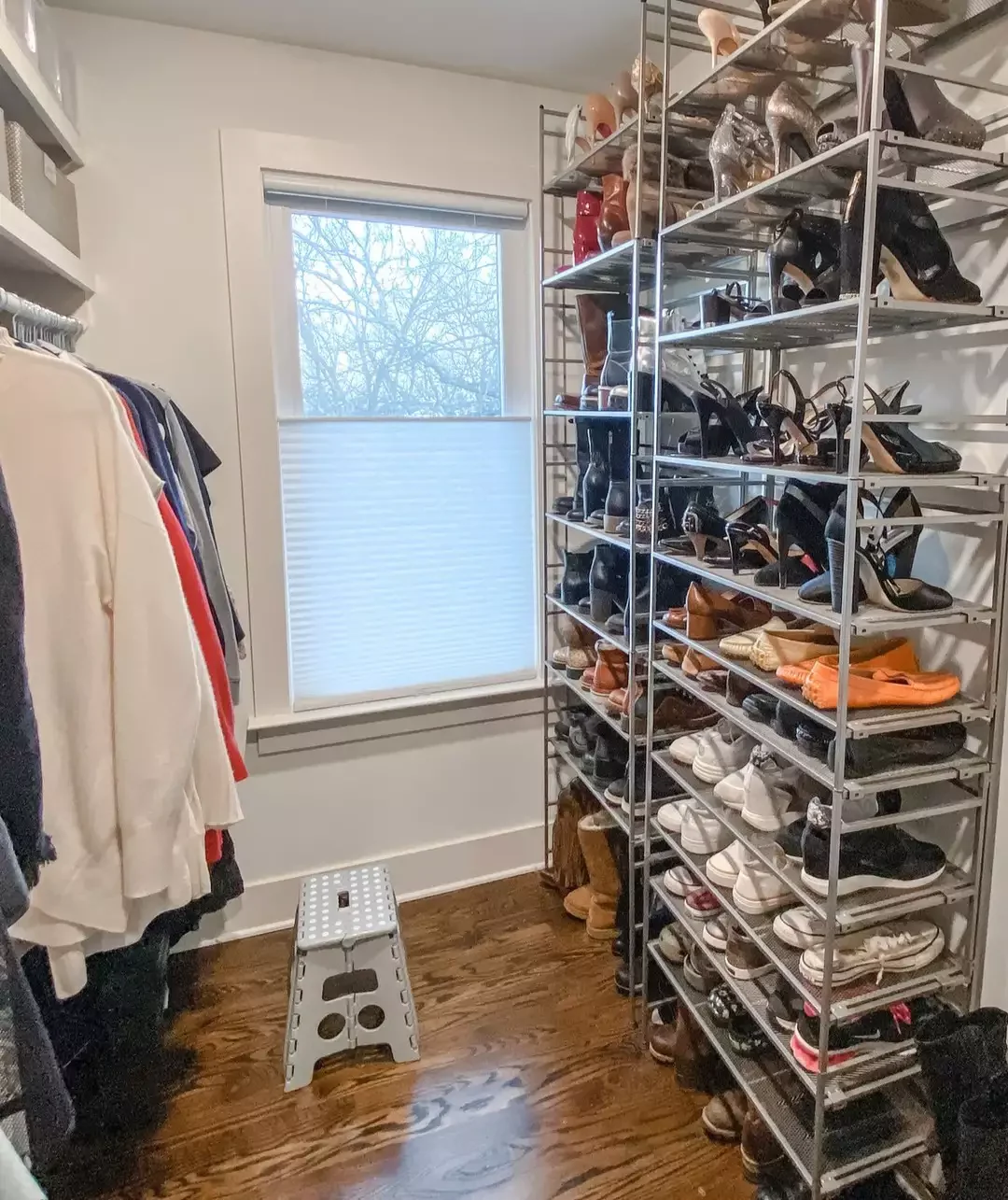 27 Brilliant Small Closet Organization Ideas That Actually Work Add Freestanding Shelves