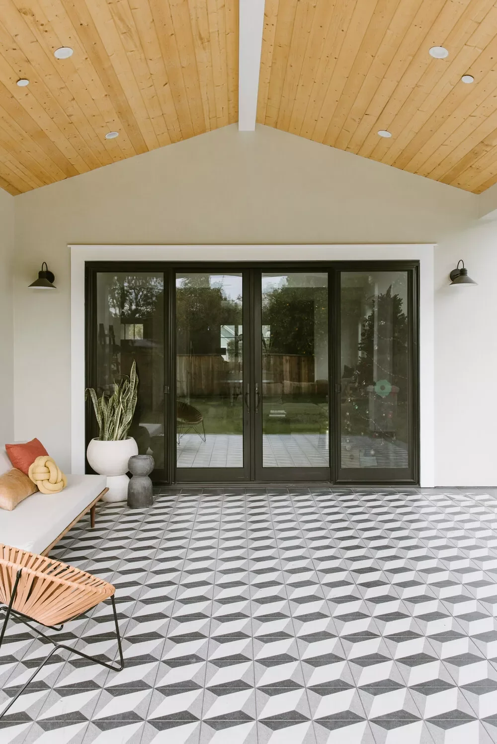 Add Geometric Tile Flooring