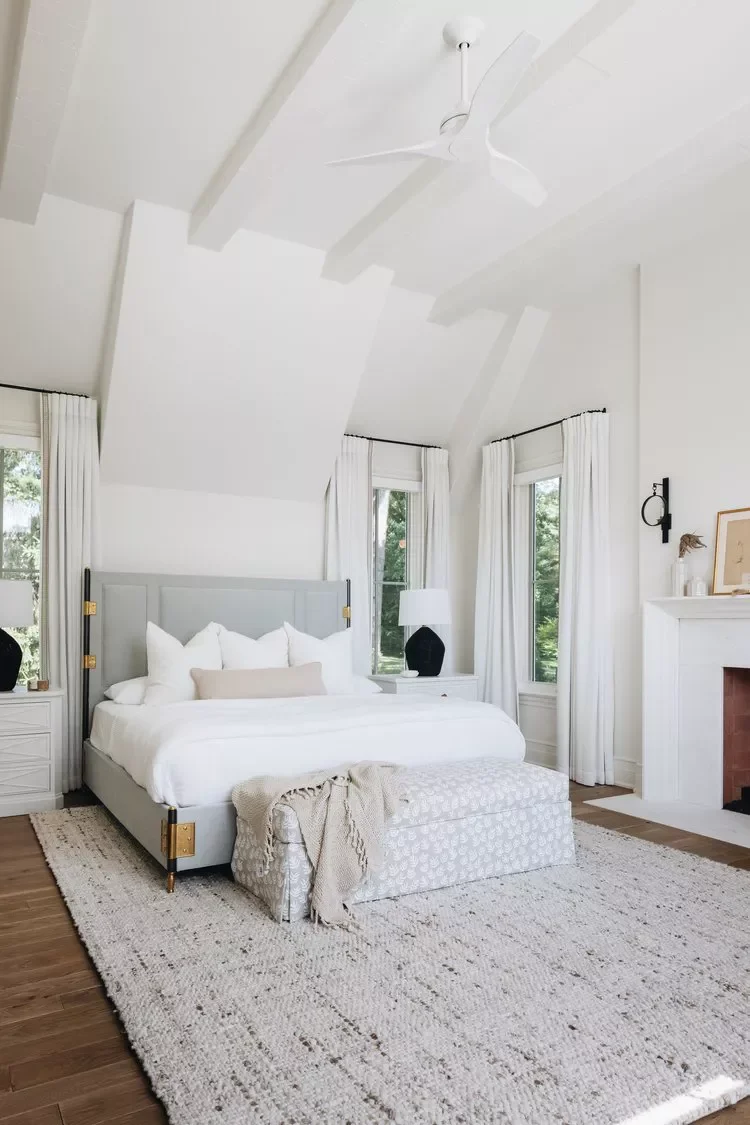 20 Stunning Bedroom Ceiling Designs That Transform Your Space 17 Add Geometric Touches