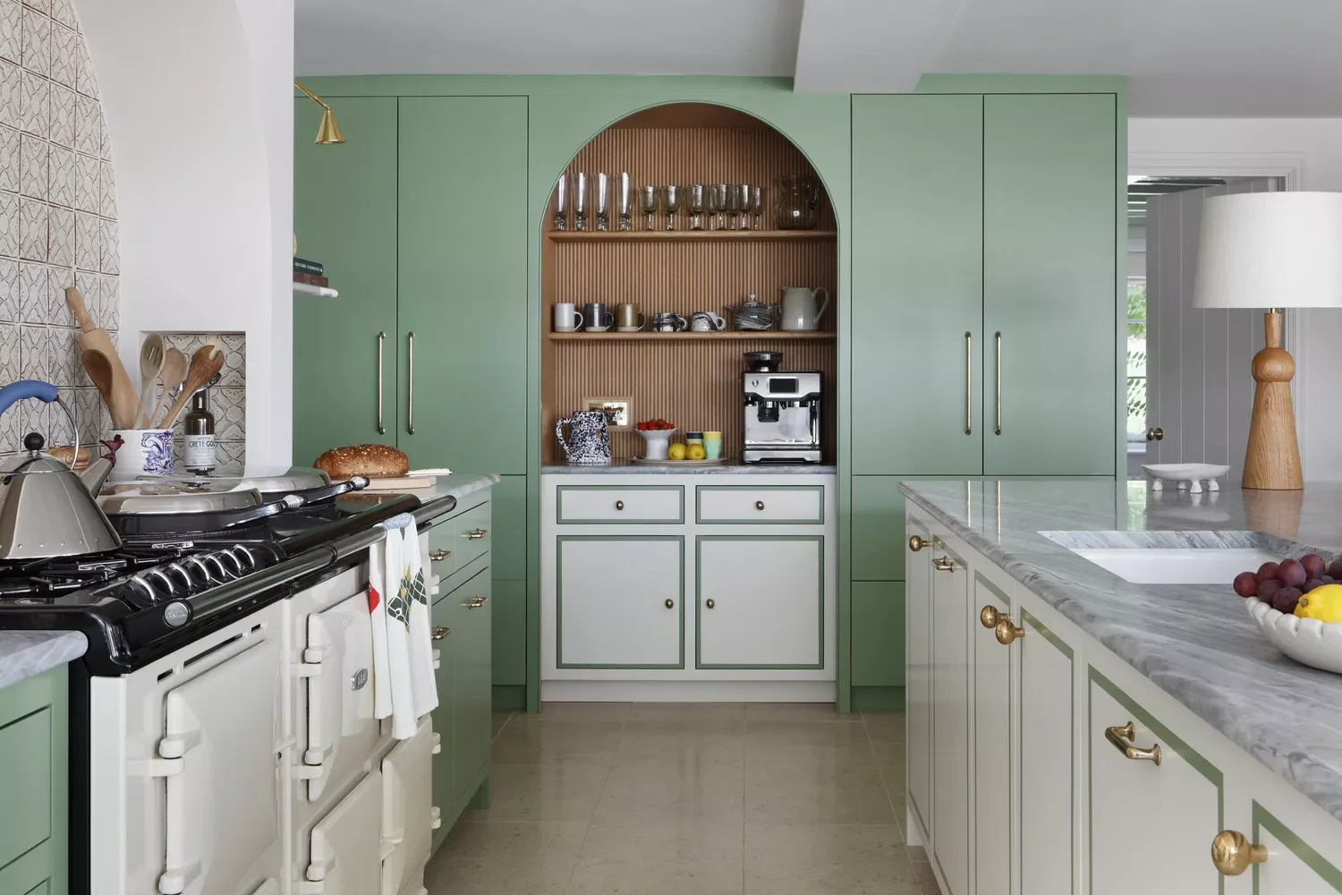 39 Green Kitchen Design Ideas That Never Go Out of Style Add Green Trim Details