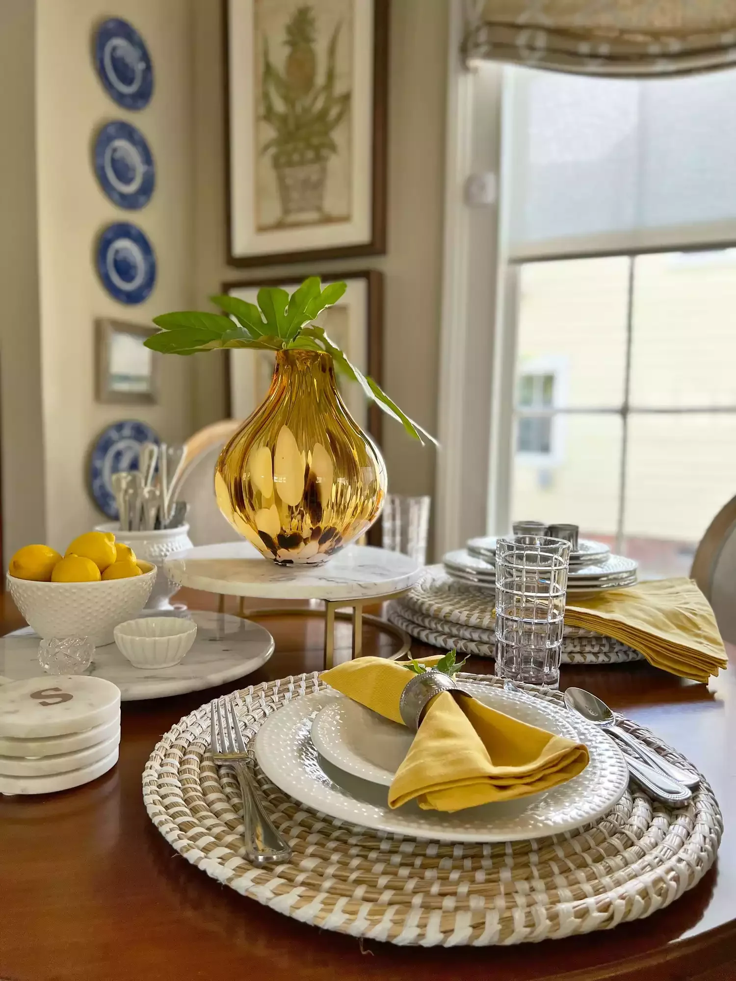 34 Stunning Dining Table Styling Ideas for Every Day of the Year 27 Add Height With a Pedestal
