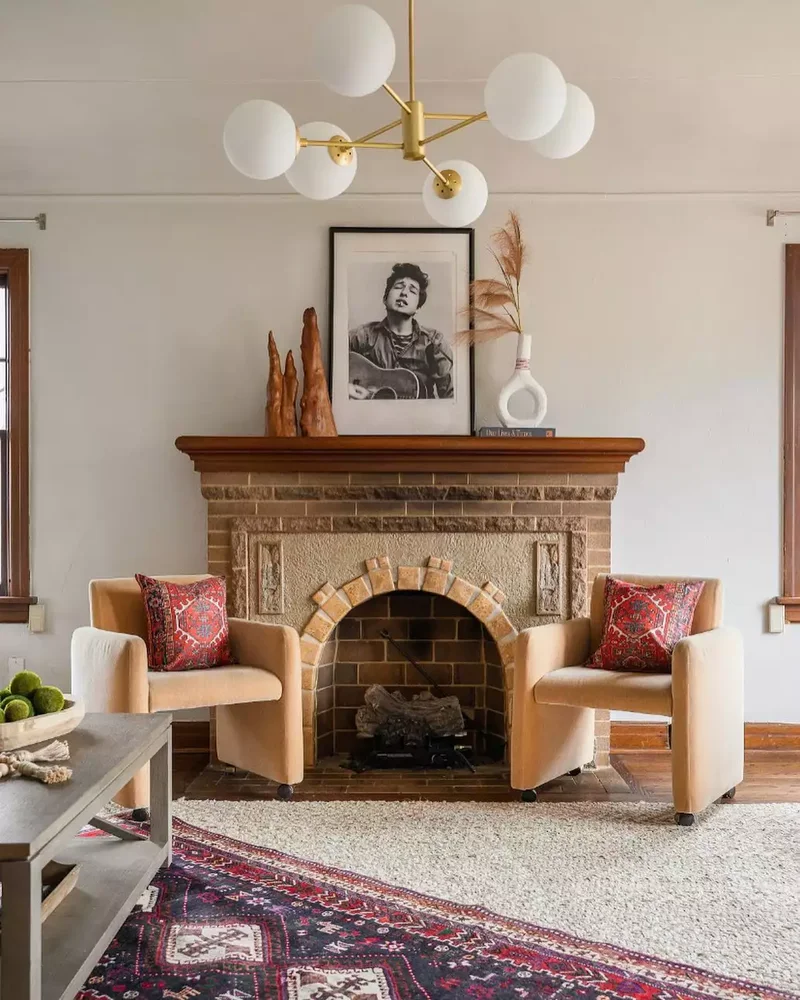 44 Beautiful Fireplace Mantel Styling Ideas 26 Add Height