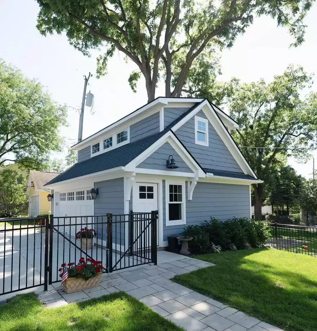 23 Stunning Detached Garage Ideas That Will Transform Your Home's Curb Appeal Add House-Like Touches