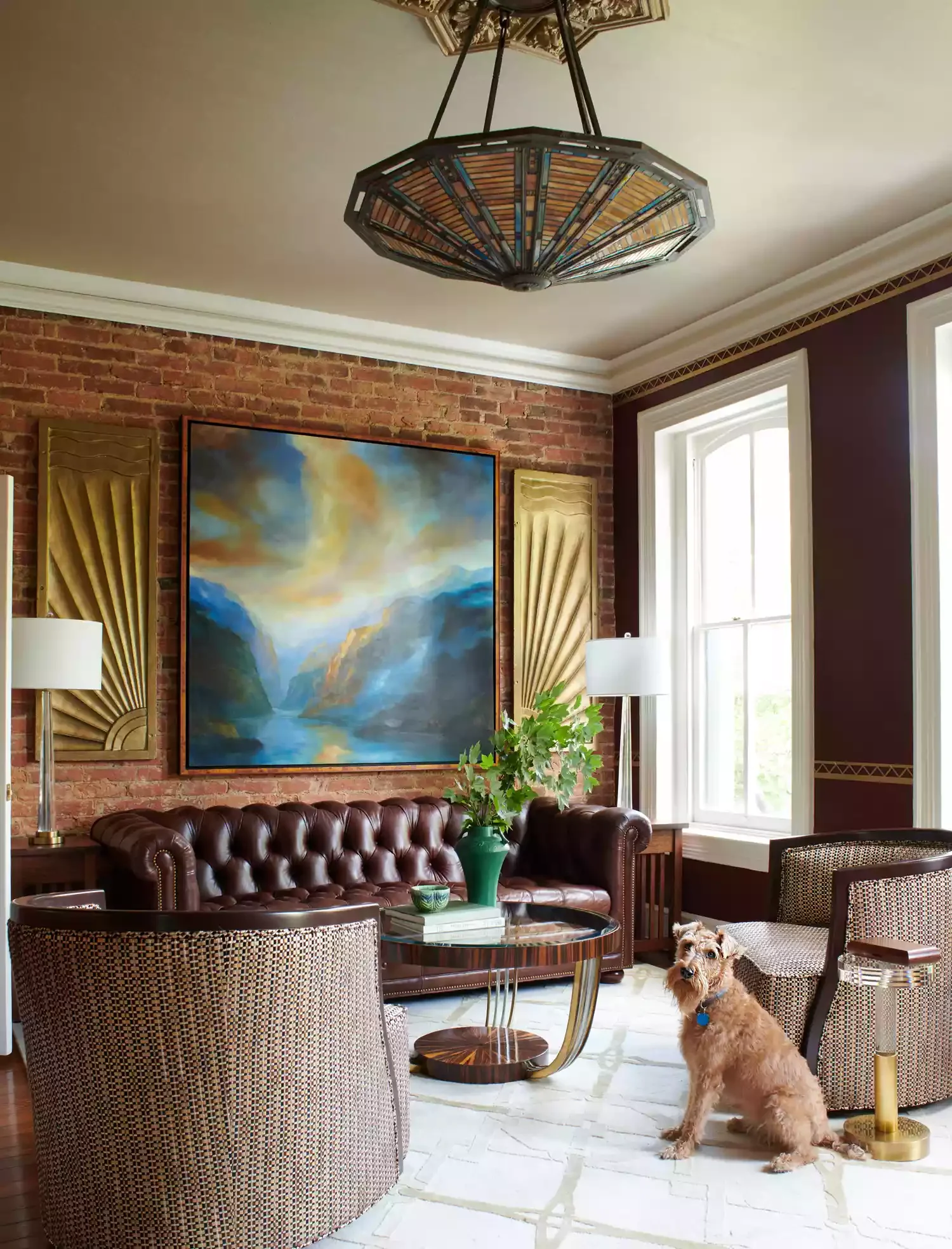 30 Stunning Dark Brown Sofa Living Room Ideas You'll Love 26 Add Industrial Elements