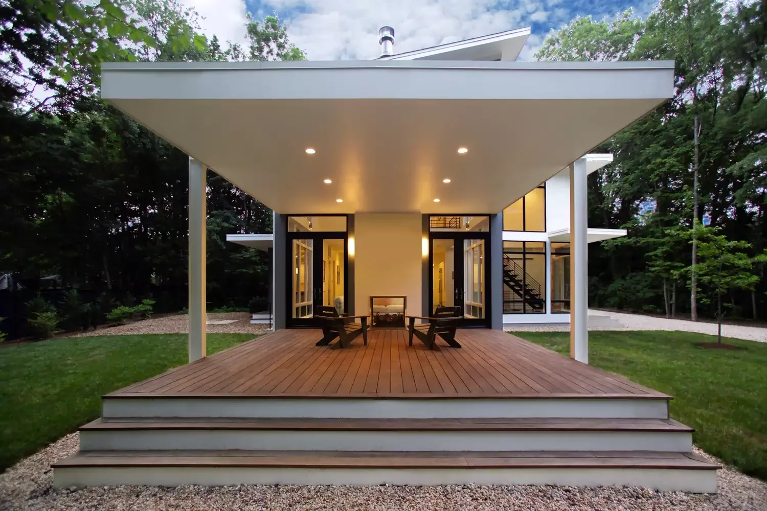 24 Stunning Covered Deck Ideas That Transform Your Outdoor Living Space 19 Add Integrated Lighting