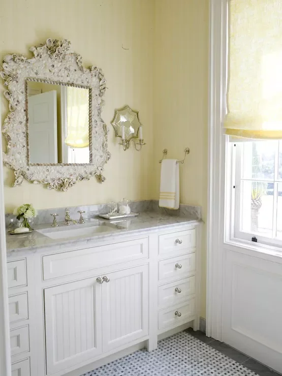 20 Creative Ways to Transform Your Bathroom with Beadboard 5 Add Just a Touch of Beadboard