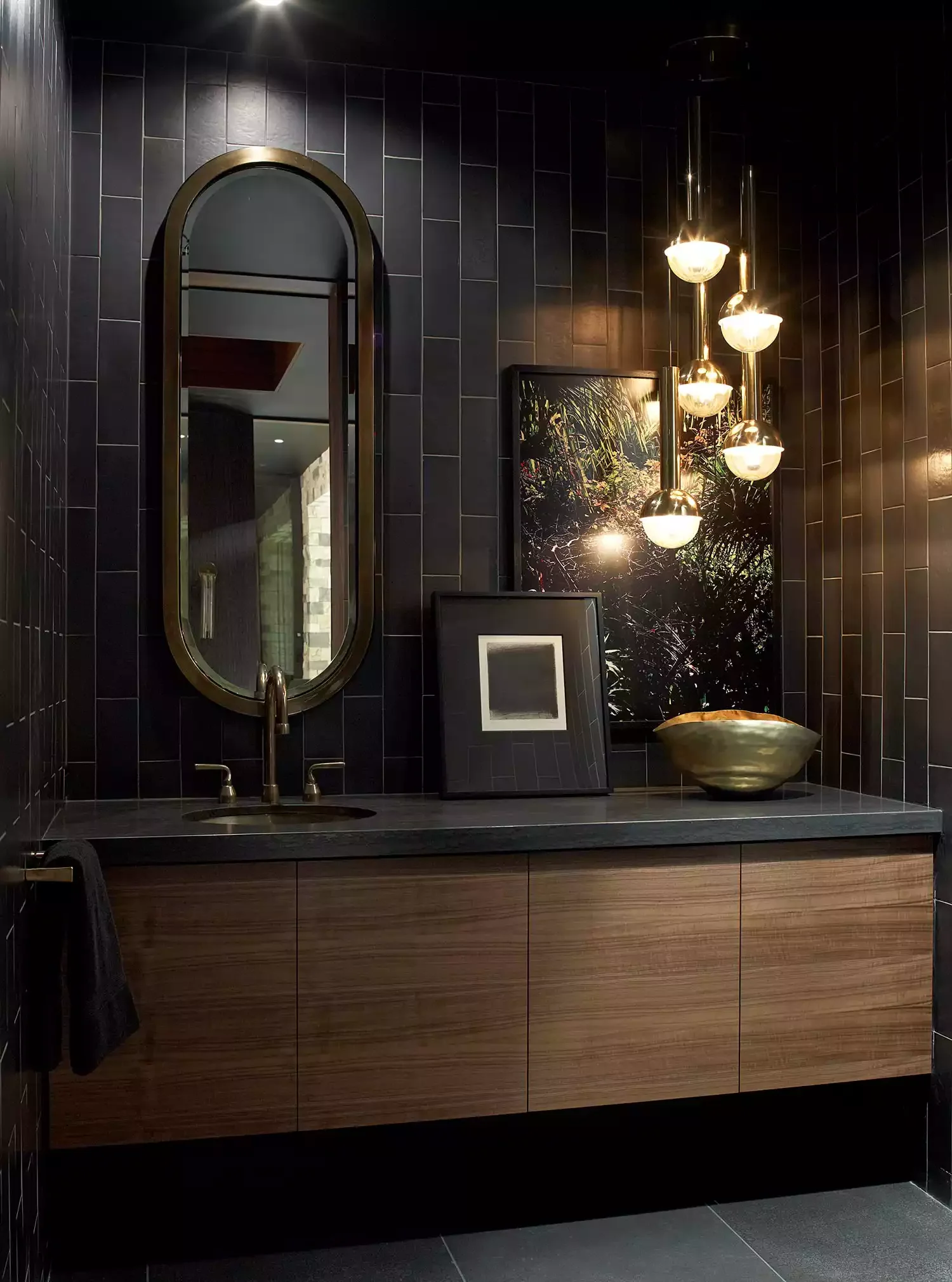31 Stunning Black Bathroom Ideas That Create the Ultimate Stylish Retreat 6 Add Luxurious Touches