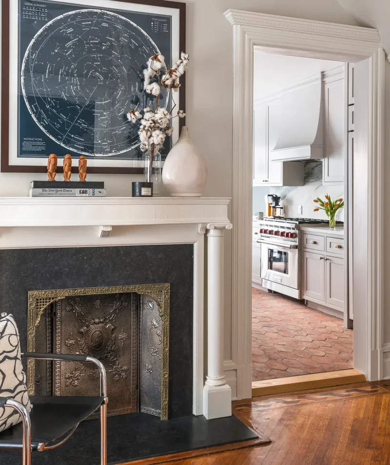 50 Beautiful Fireplace Ideas for Cozy, Elegant Spaces 21 Add Metallics