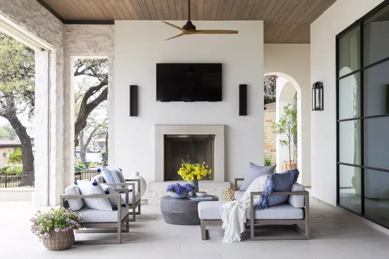 32 Stunning Ways to Transform Your Backyard Into a Personal Oasis 22 Add Modern Comforts