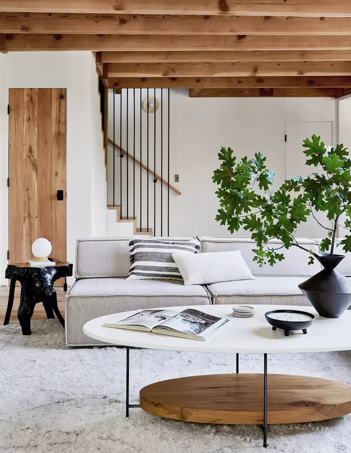 45 Modern Rustic Living Room Ideas That Will Transform Your Space 15 Add Organic Shapes