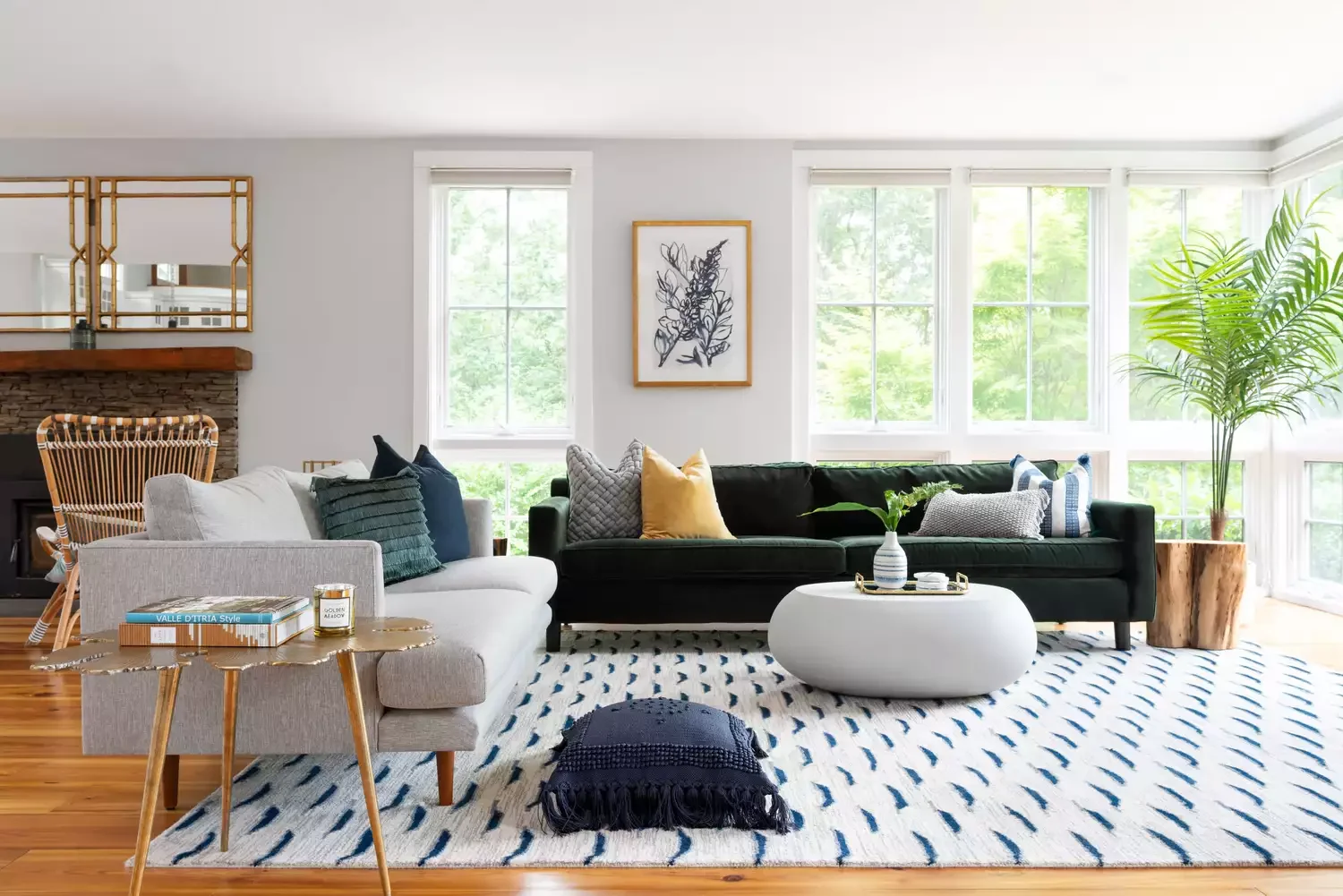 68 Stunning Contemporary Living Room Ideas That Will Transform Your Space 17 Add Organic Touches