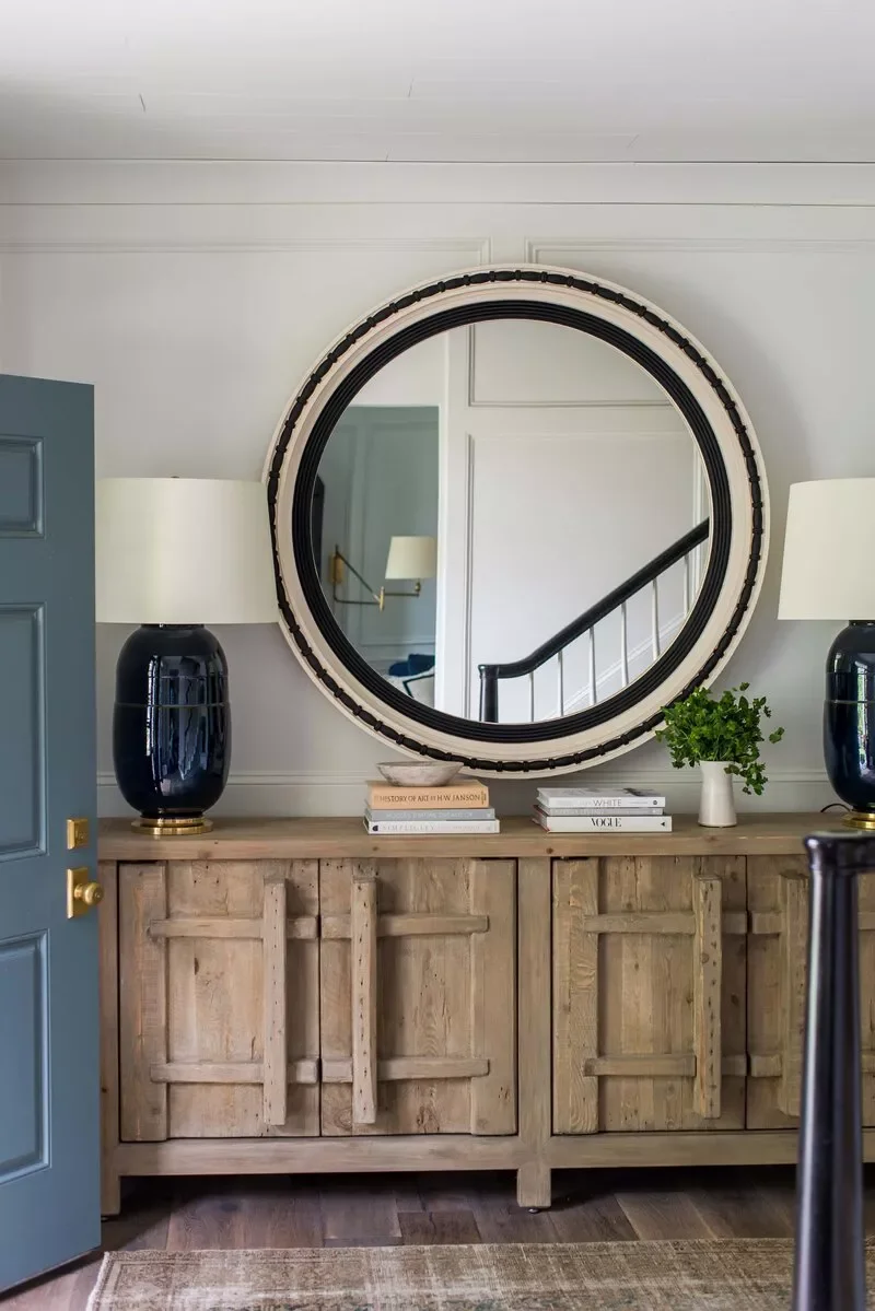 40 Stunning Entryway Lighting Ideas That Will Transform Your Home's First Impression Add Oversized Table Lamps