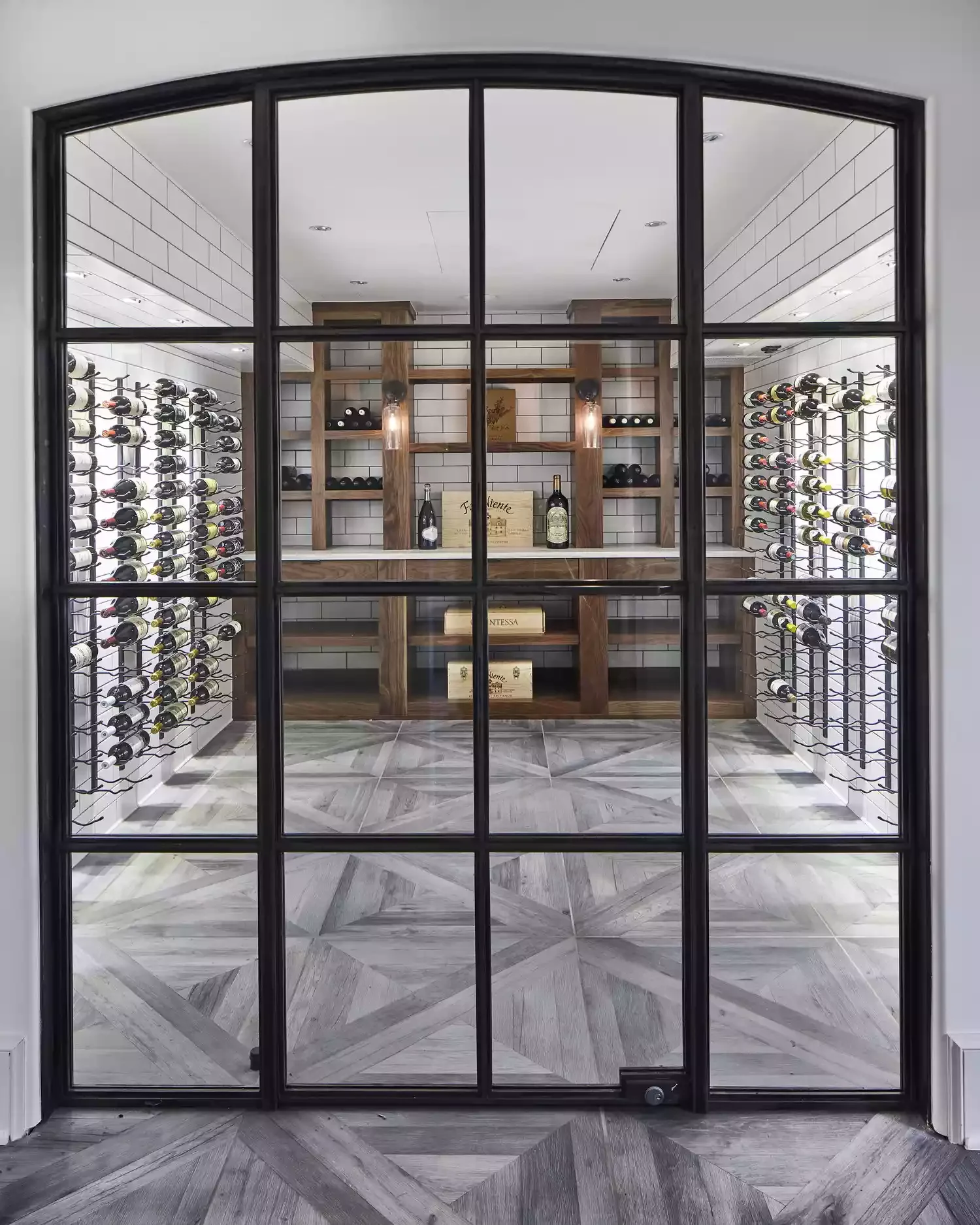32 Stunning Wine Storage Ideas That Will Transform Your Home Add Patterned Floor Tile