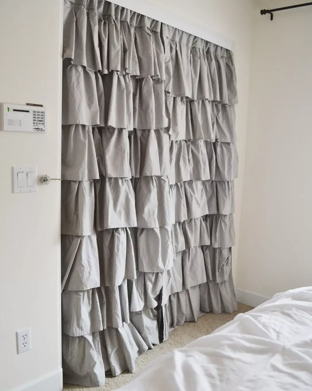 21 Gorgeous Closet Curtain Ideas That Instantly Hide Your Clutter Add Ruffles