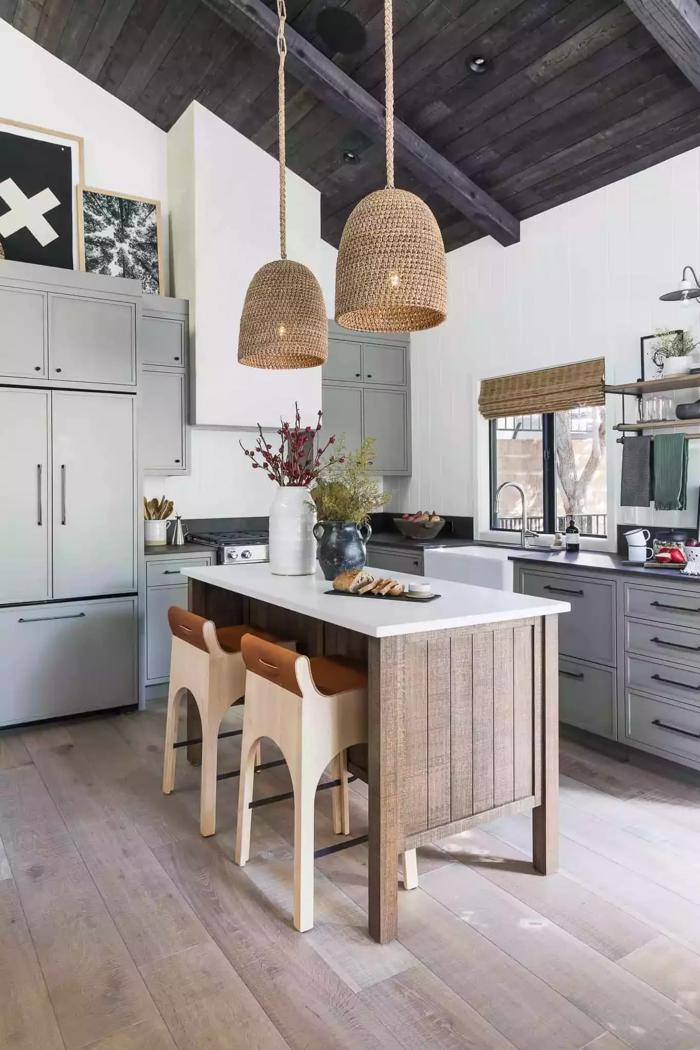 38 Compact Kitchen Island Solutions That Transform Your Small Space Add Rustic Wood Cladding