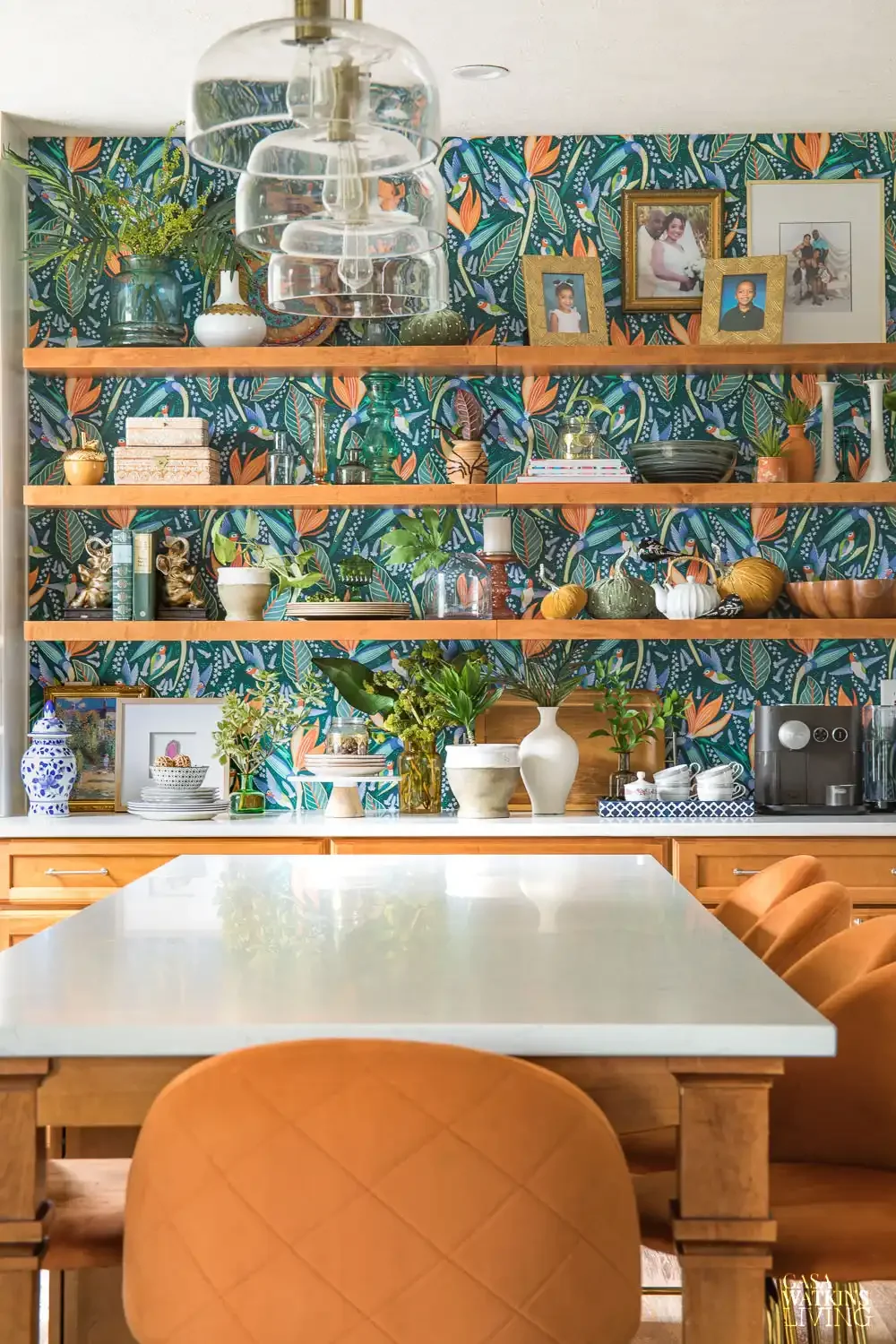 25 Beautiful Accent Wall Ideas to Transform Any Room 19 Add Shelving