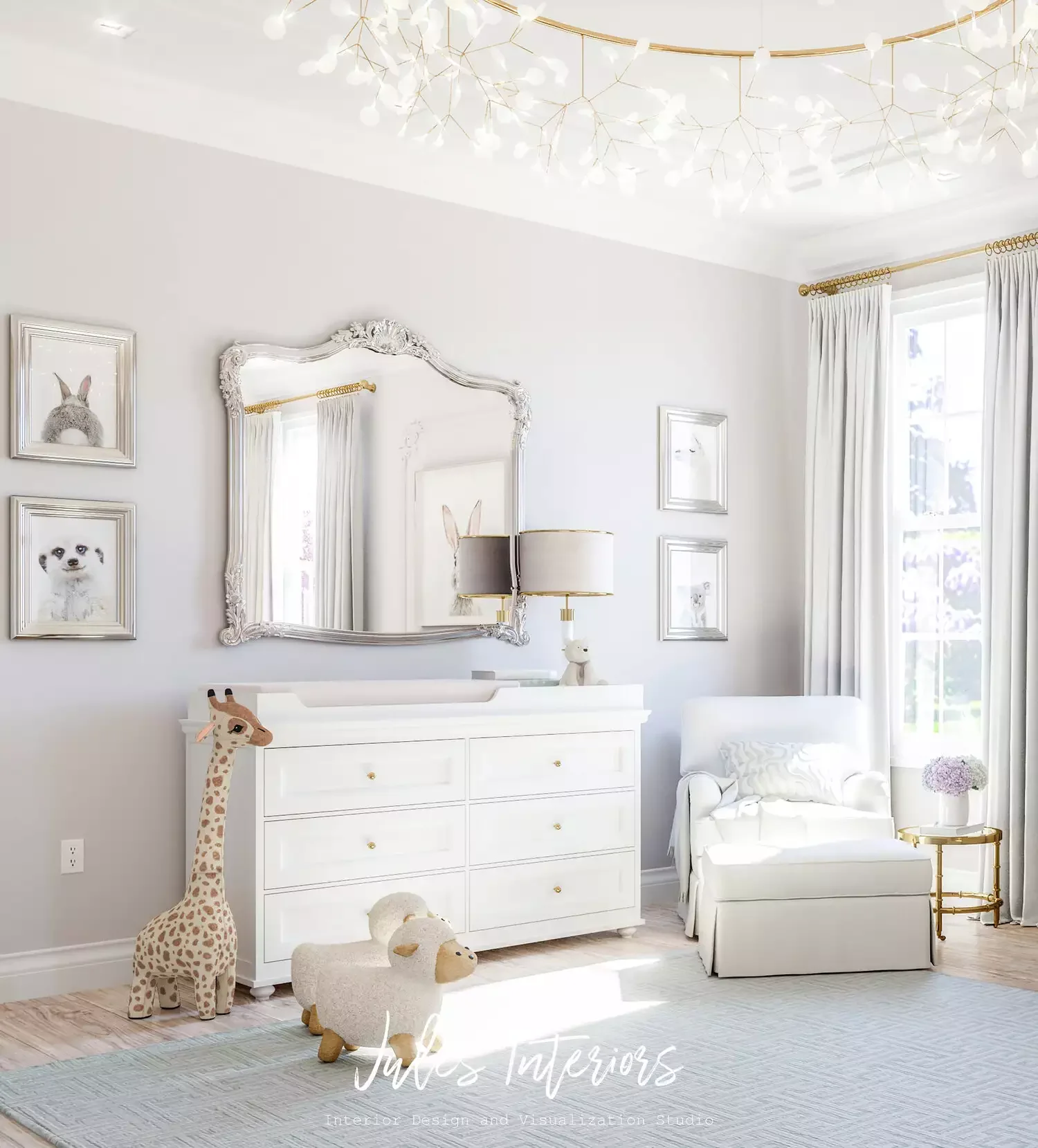 46 Nursery Design Ideas to Create Your Dream Baby Room 33 Add Shine With Metallics