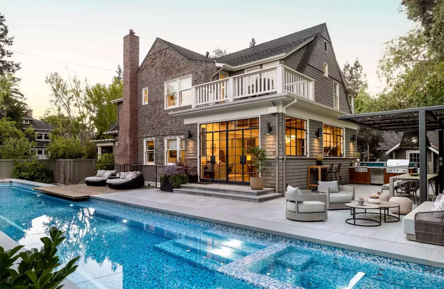 38 Stunning Pool Deck Designs for Your In-Ground and Above-Ground Swimming Pool 18 Add Some Bamboo