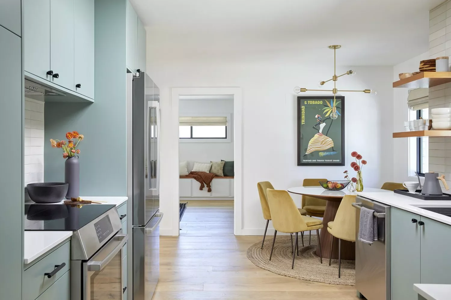 46 Galley Kitchen Design Ideas That Maximize Style and Function 36 Add Some Color