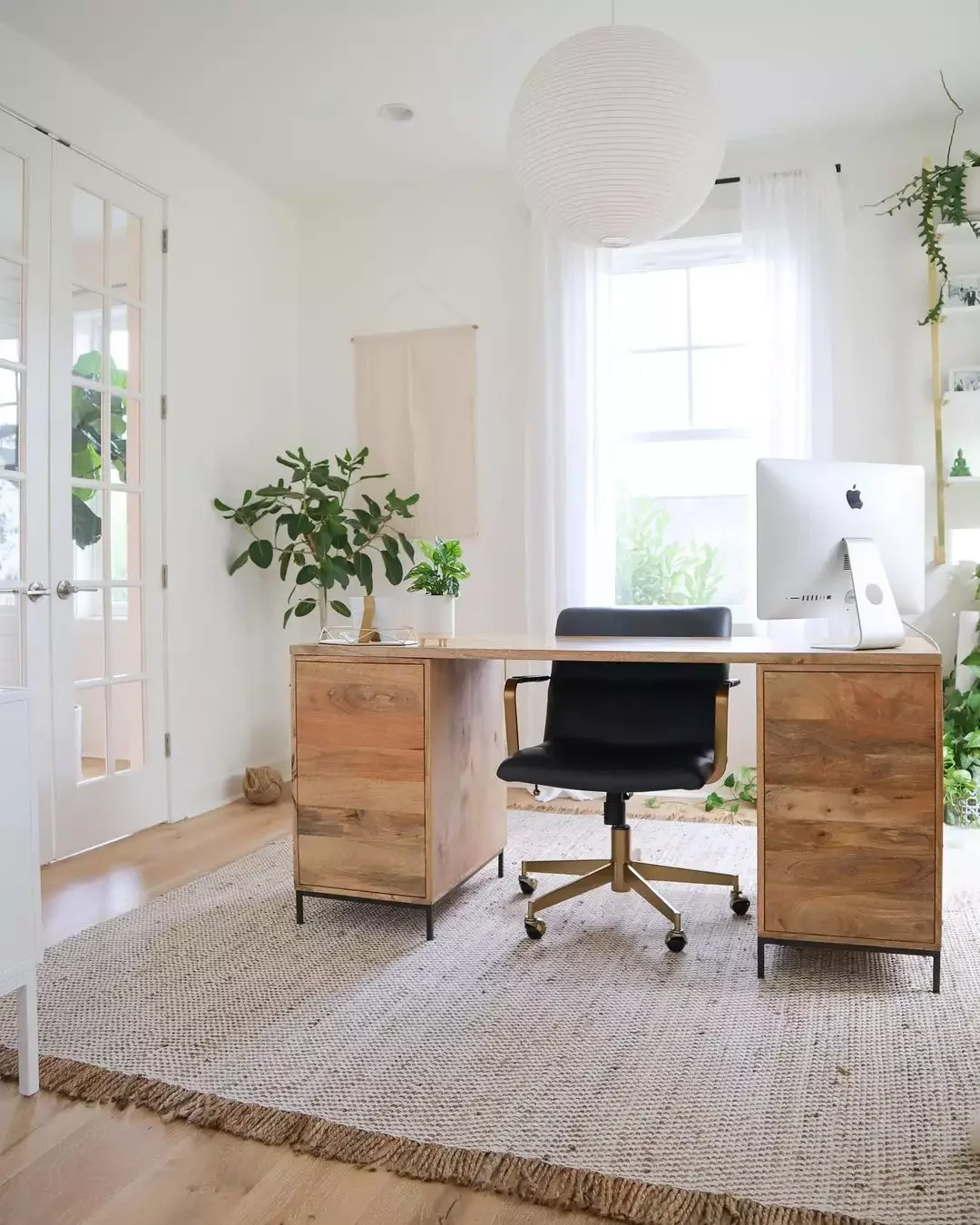 28 Brilliant Ways to Transform Your Workspace Into an Organized Haven Add Some Greenery