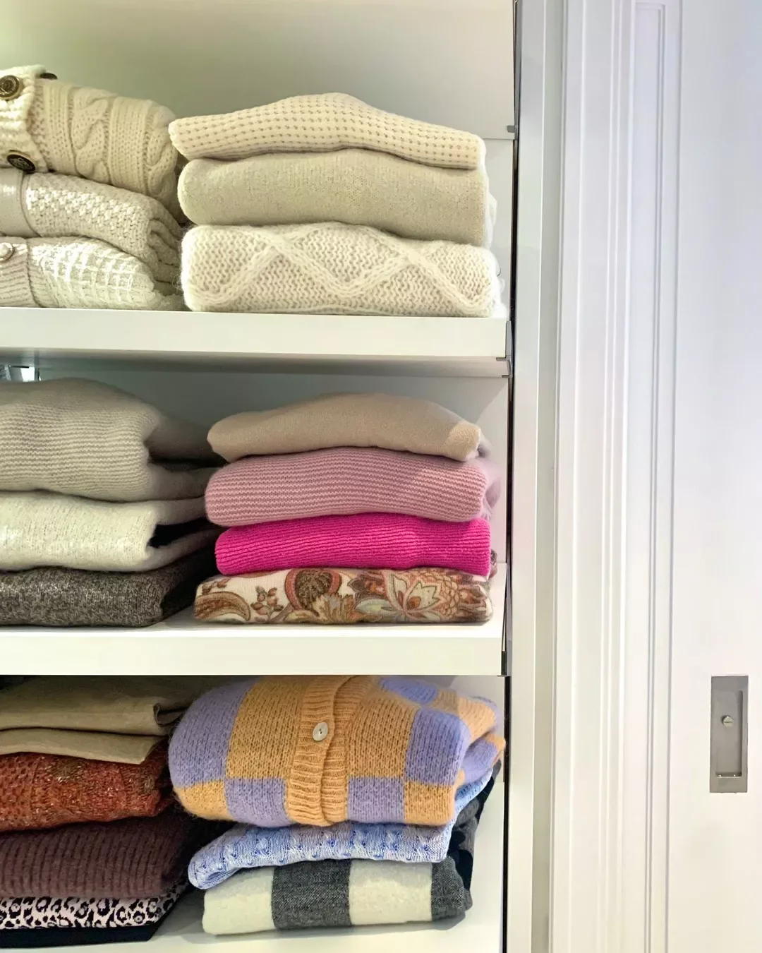 10 Smart Ways to Store Your Sweaters Throughout Your Home Add Some Narrow Built-ins