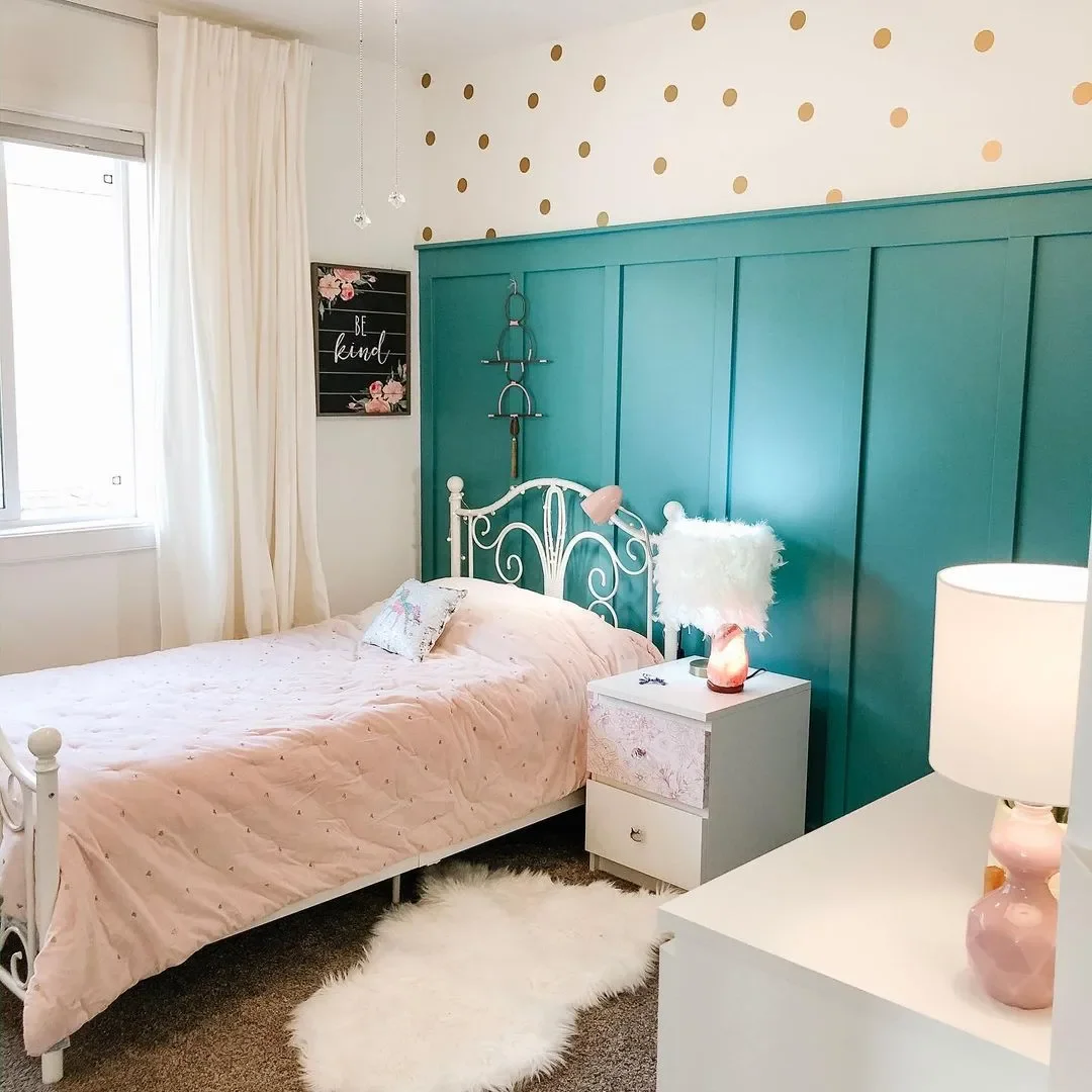 32 Stunning Teal Bedroom Designs That Will Transform Your Space 9 Add Some Teal Board and Batten