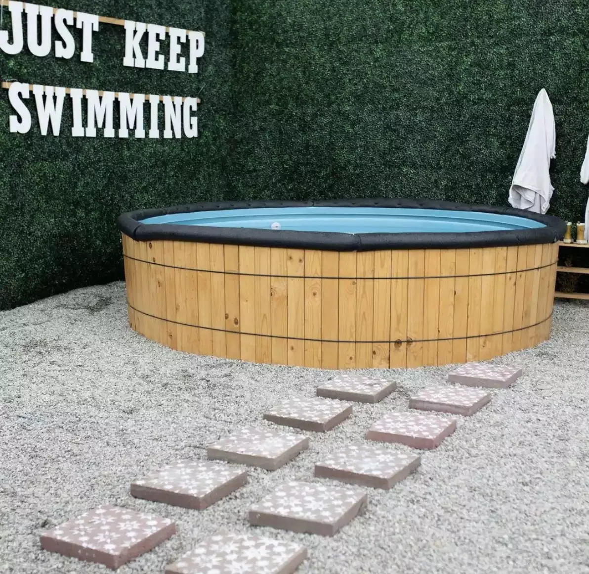 33 Creative Stock Tank Pool Ideas to Transform Your Backyard 28 Add Stenciling Details