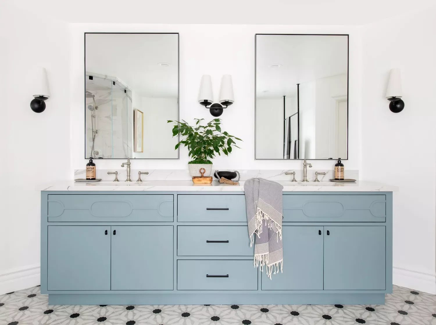 25 Stunning Bathroom Cabinet Ideas to Transform Your Space 4 Add Subtle Embellishments