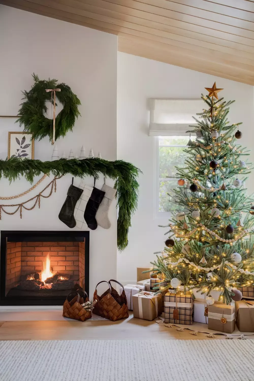 50 Christmas Decorating Ideas That Create a Designer Wonderland Add Touches of Black
