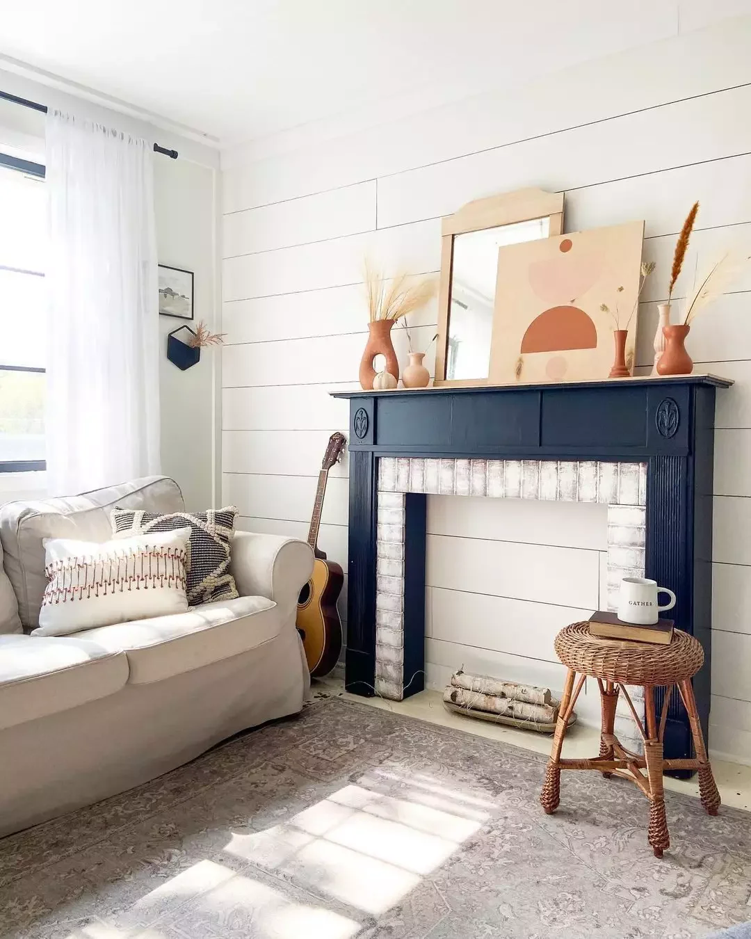 51 Creative Fireplace Mantel Decorating Ideas That Will Transform Your Living Space 45 Add Warm Earth Tones