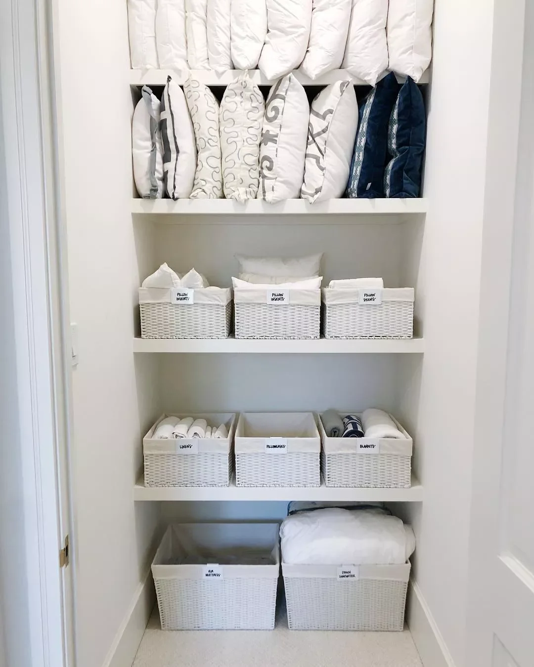 22 Smart Bedding Storage Solutions That Actually Work Add Wicker Baskets