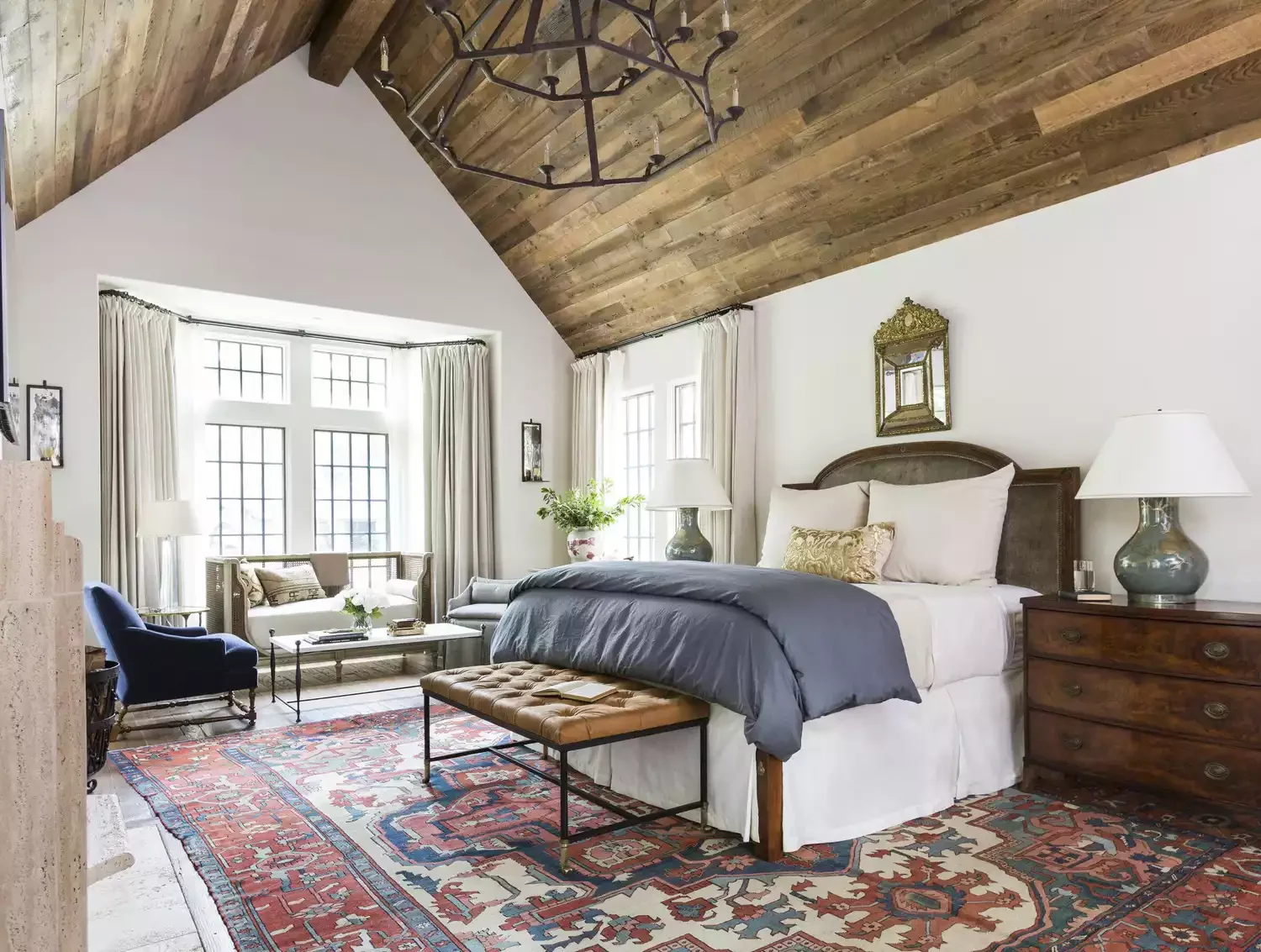 45 Brilliant Bay Window Ideas That Will Transform Your Home 41 Add a Bedroom Lounge Area