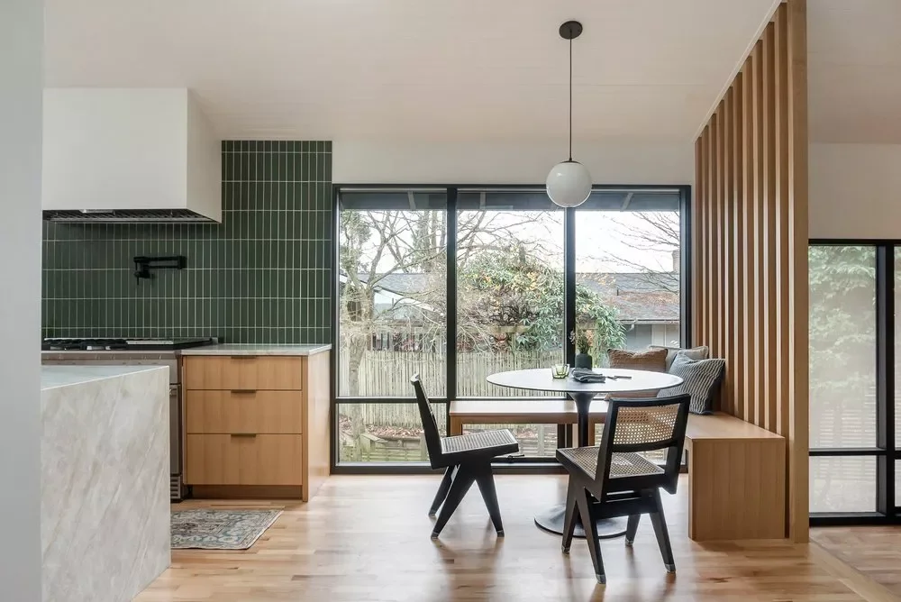 43 Stunning Midcentury Modern Kitchen Ideas to Transform Your Space 42 Add a Breakfast Nook