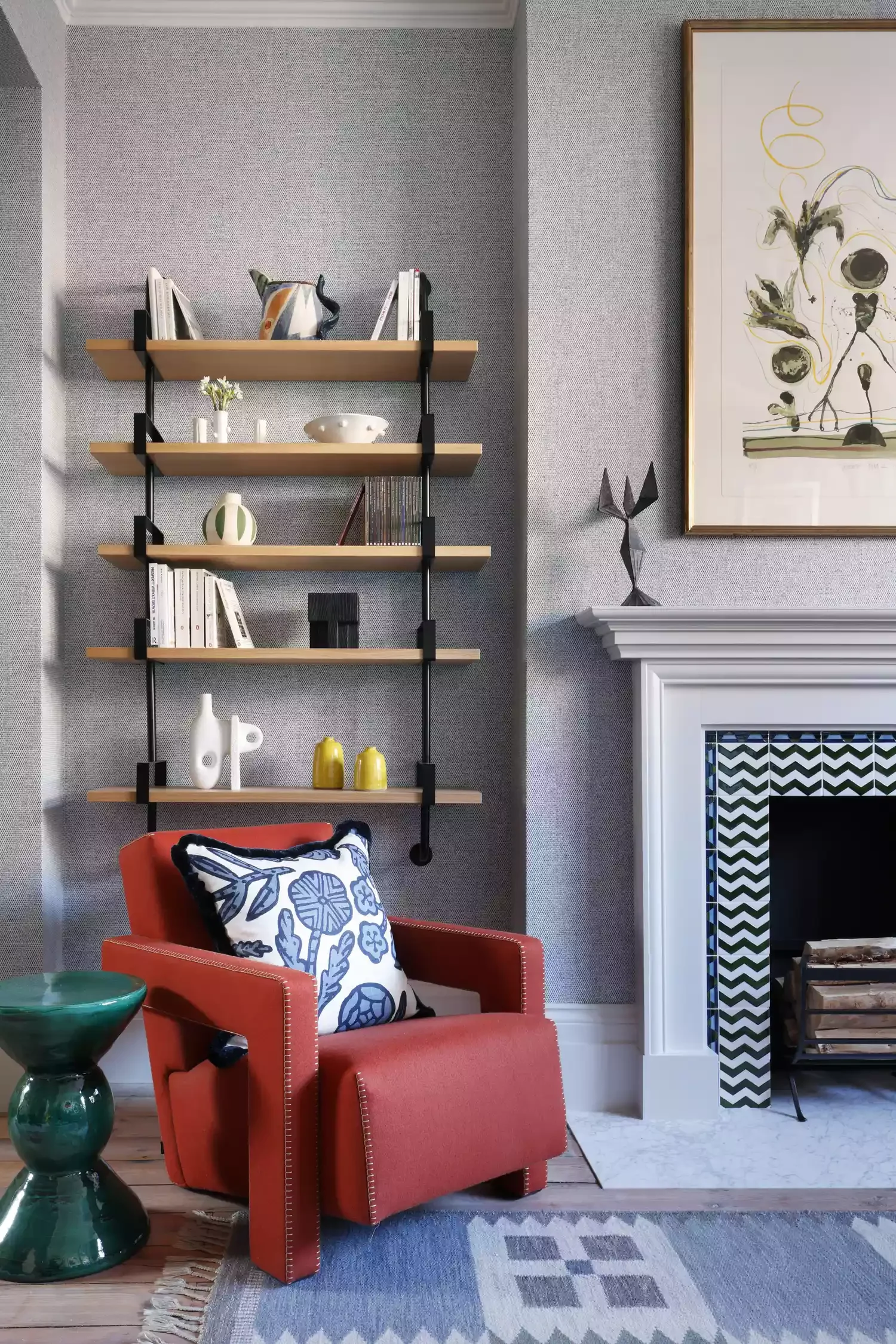 87 Home Decor Ideas That Transform Every Room Add a Colorful Accent Chair