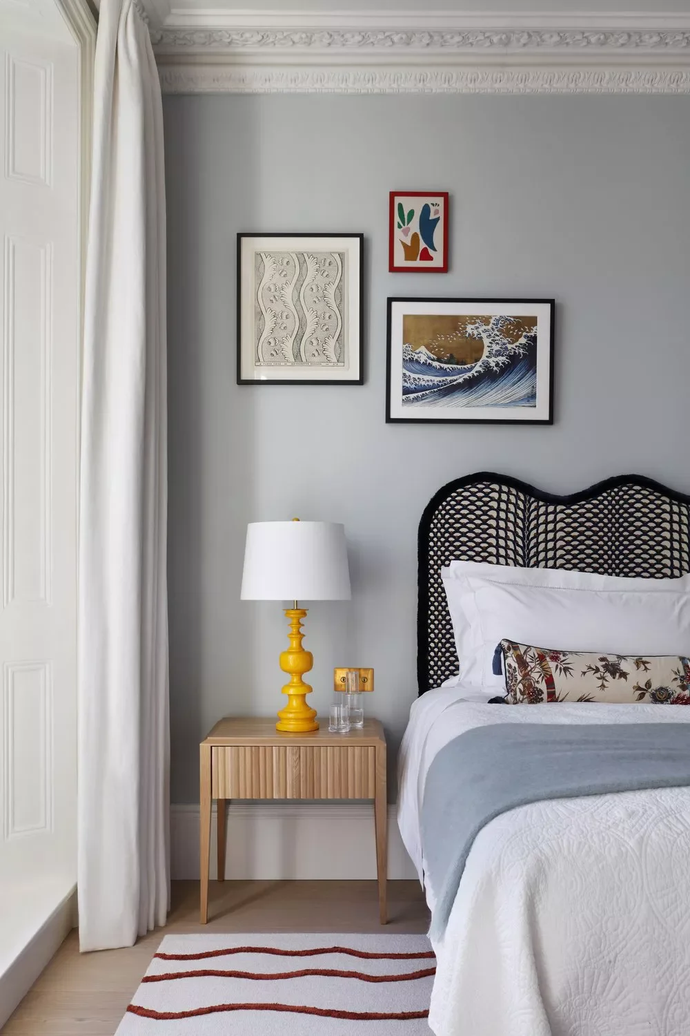 77 Bedroom Design Ideas That Perfectly Balance Personal Style and Sophistication Add a Colorful Bedside Lamp