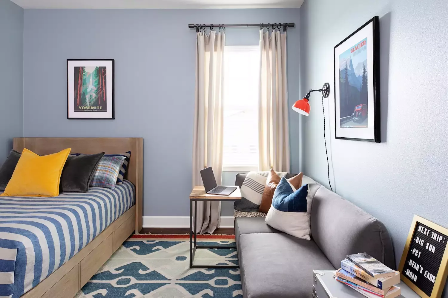 52 Creative and Stylish Teen Bedroom Design Ideas 22 Add a Comfy Study Spot