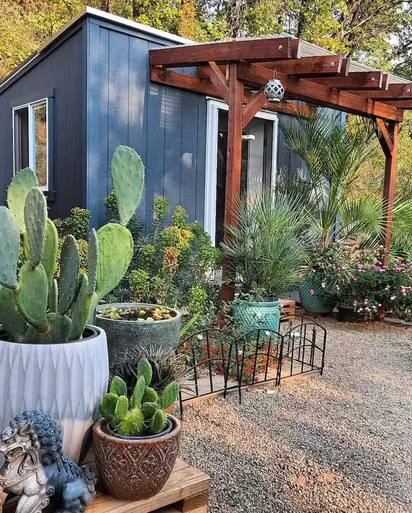 25 Breathtaking Desert Landscaping Ideas That Thrive in Hot Climates Add a Container Garden