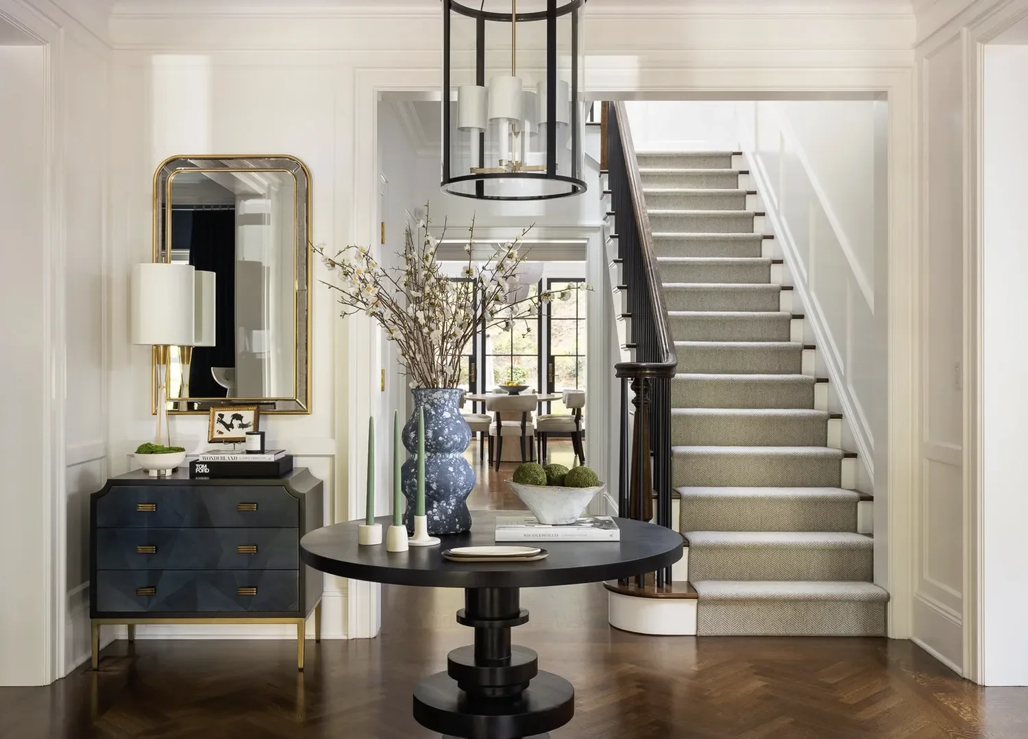 32 Staircase Design Ideas That Transformed Homes This Year Add a Curved Handrail
