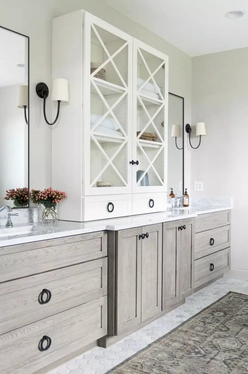 20 Smart Ways to Transform Your Bathroom Cabinet Storage Add a Decorative Spin