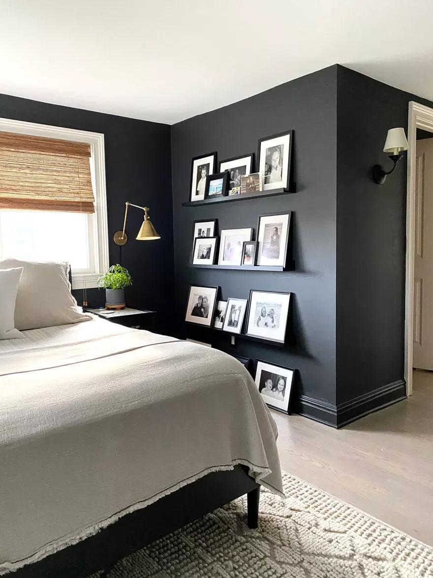 45 Cozy Bedroom Ideas That Will Transform Your Space Into a Dreamy Retreat 4 Add a Family Photo Wall