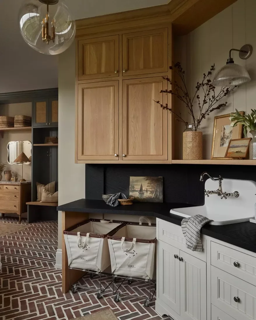 35 Stylish Mudroom and Laundry Room Combination Ideas That Maximize Space Add a Farmhouse Touch